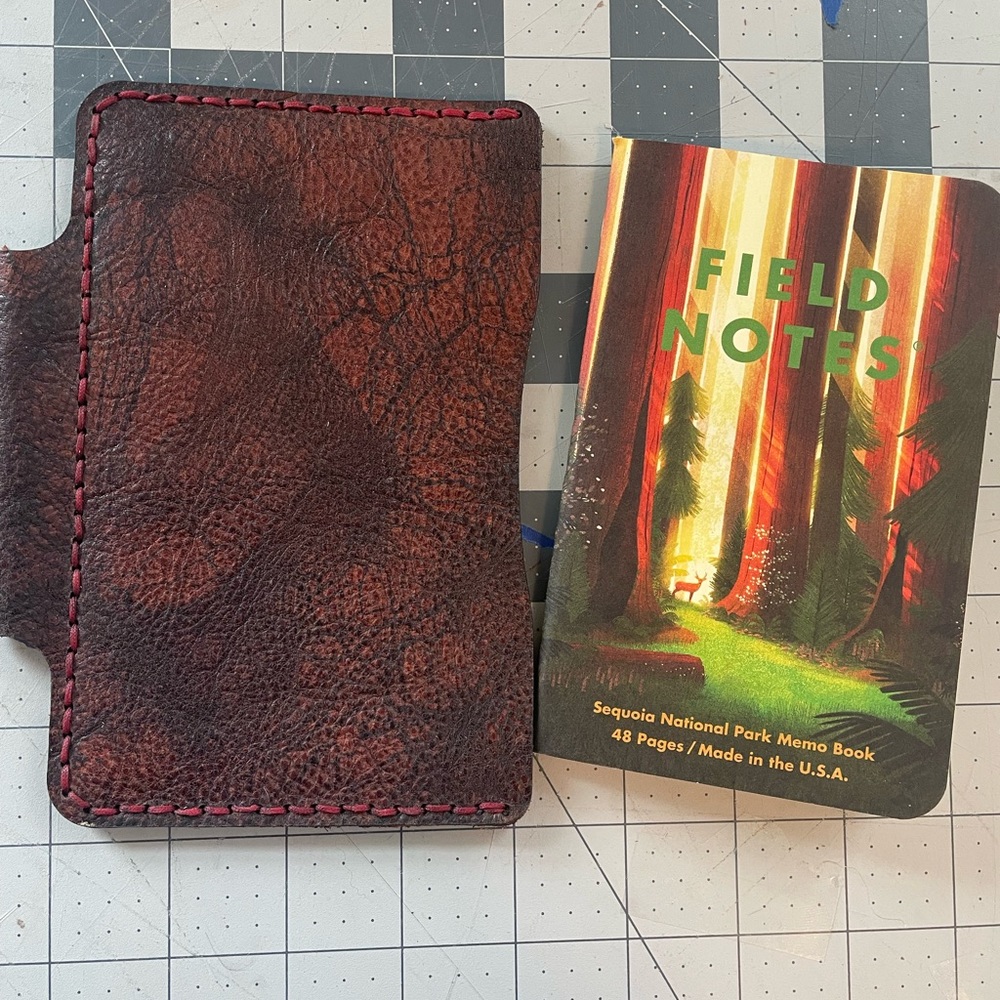 Field notes leather sleeve
